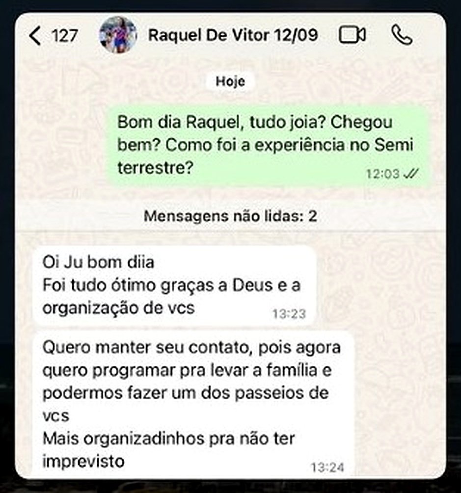 Print de feedback real de cliente da Localiza Morro
