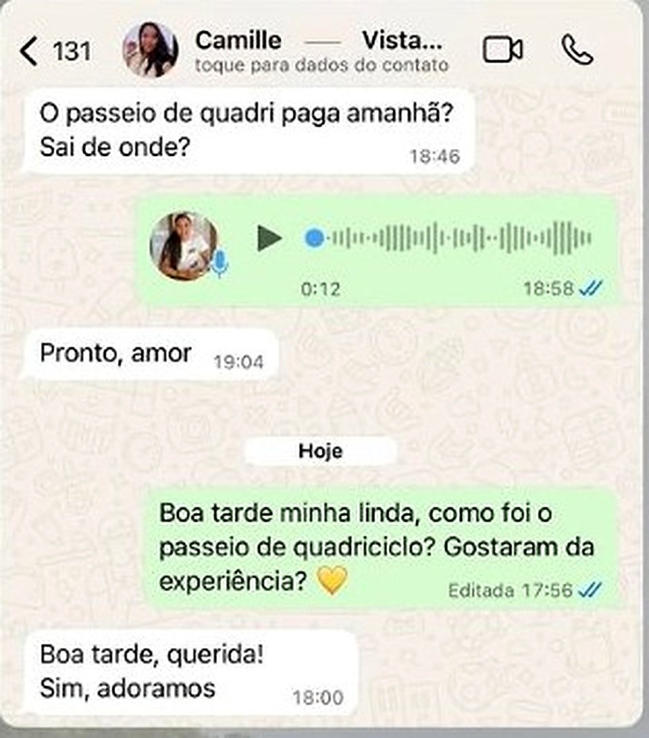 Print de feedback real de cliente da Localiza Morro