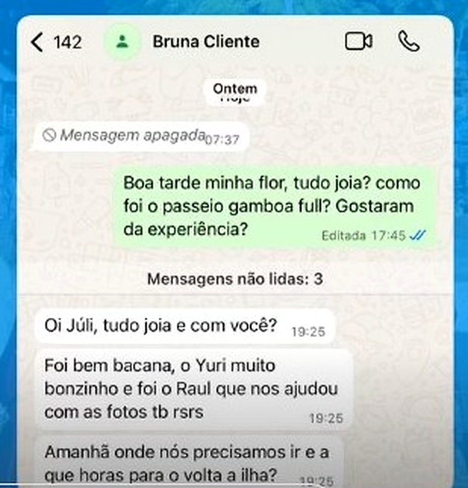 Print de feedback real de cliente da Localiza Morro