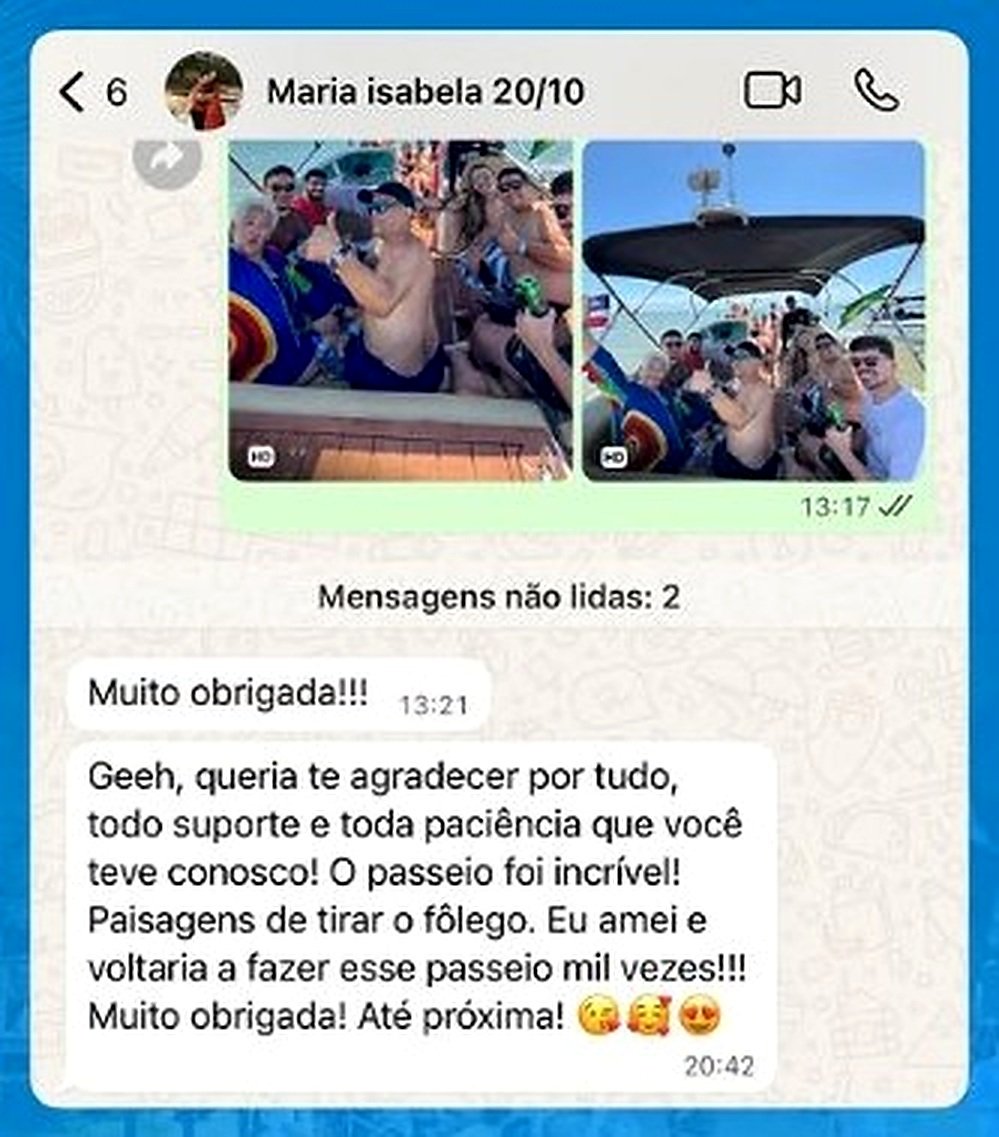Print de feedback real de cliente da Localiza Morro