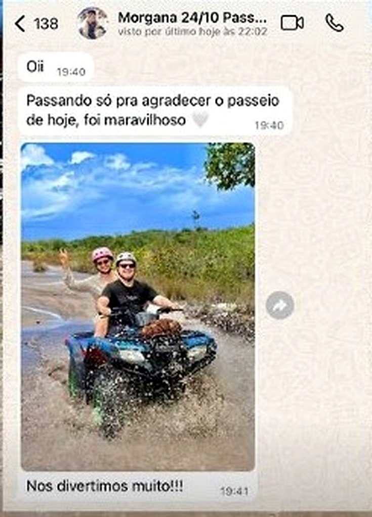 Print de feedback real de cliente da Localiza Morro